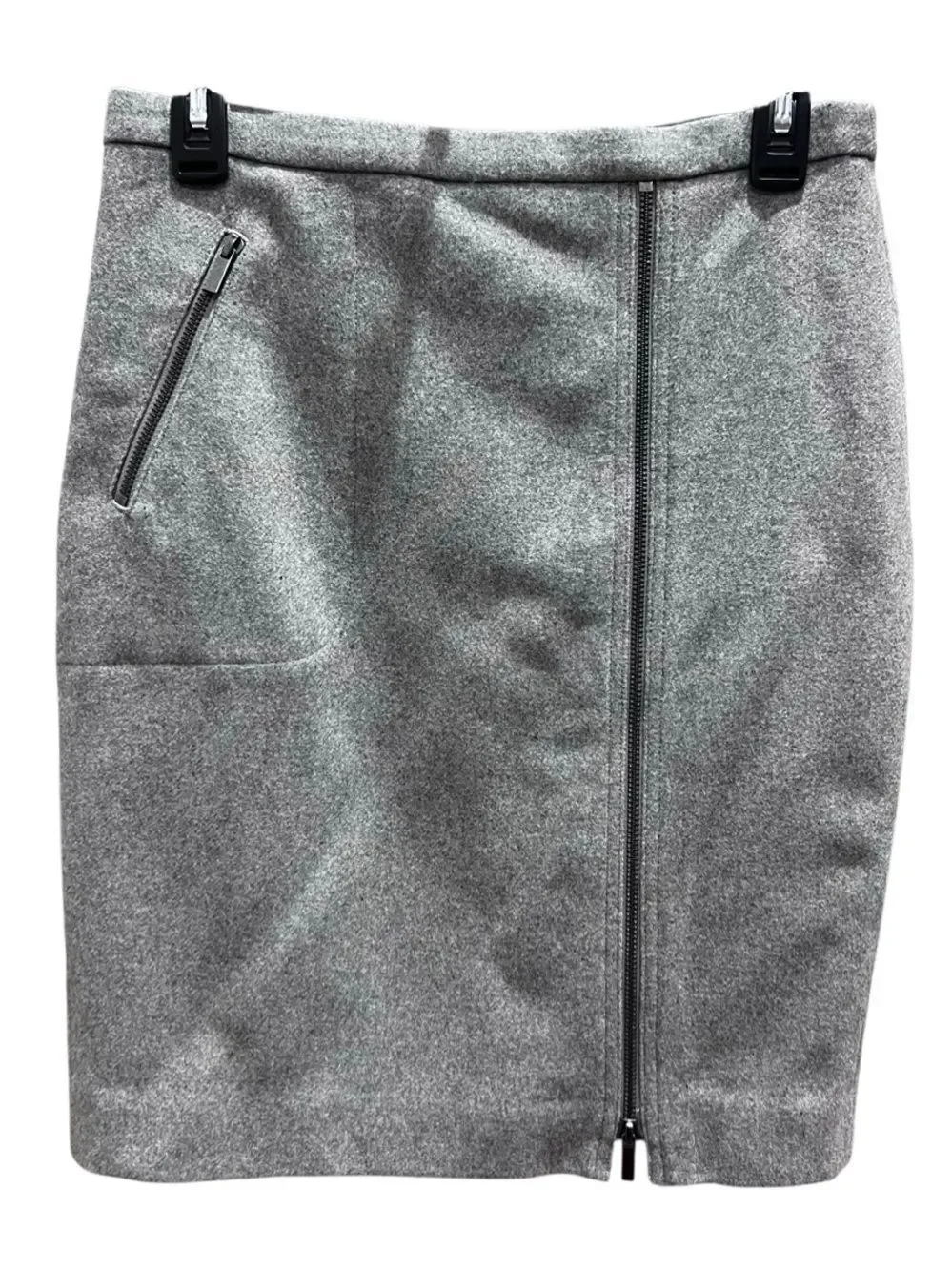J.Crew Wool Pencil Skirt Light Grey Size 2